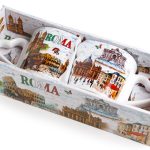 Duetto di tazze decorative cartoonish