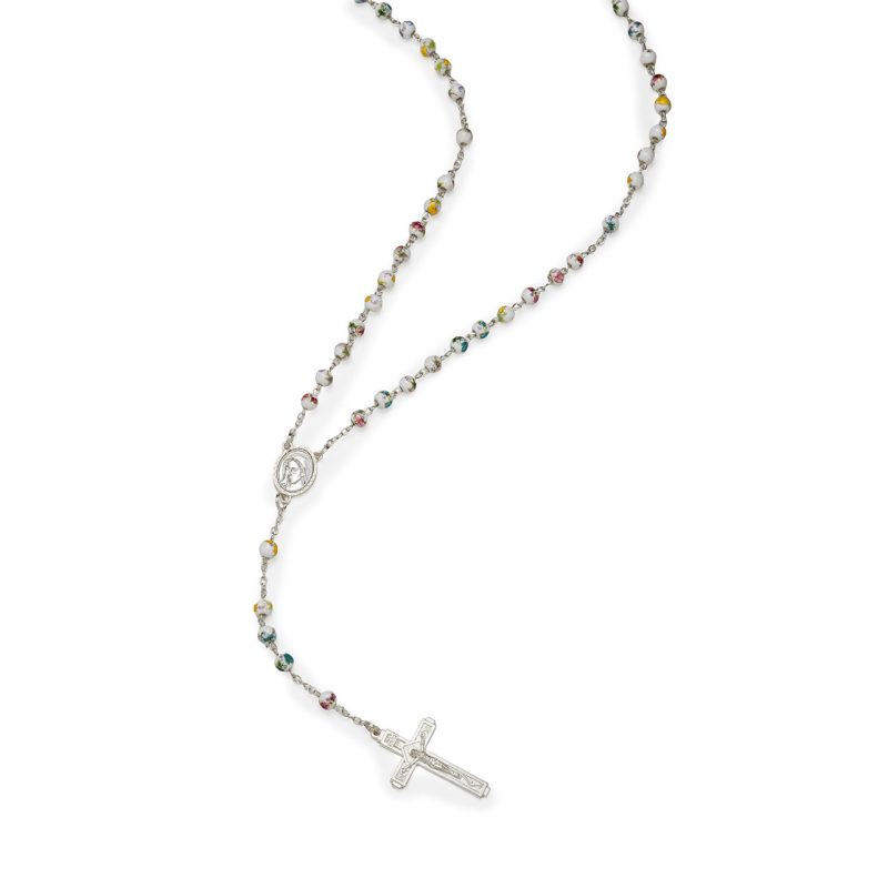 Rosario con grani in Ceramica