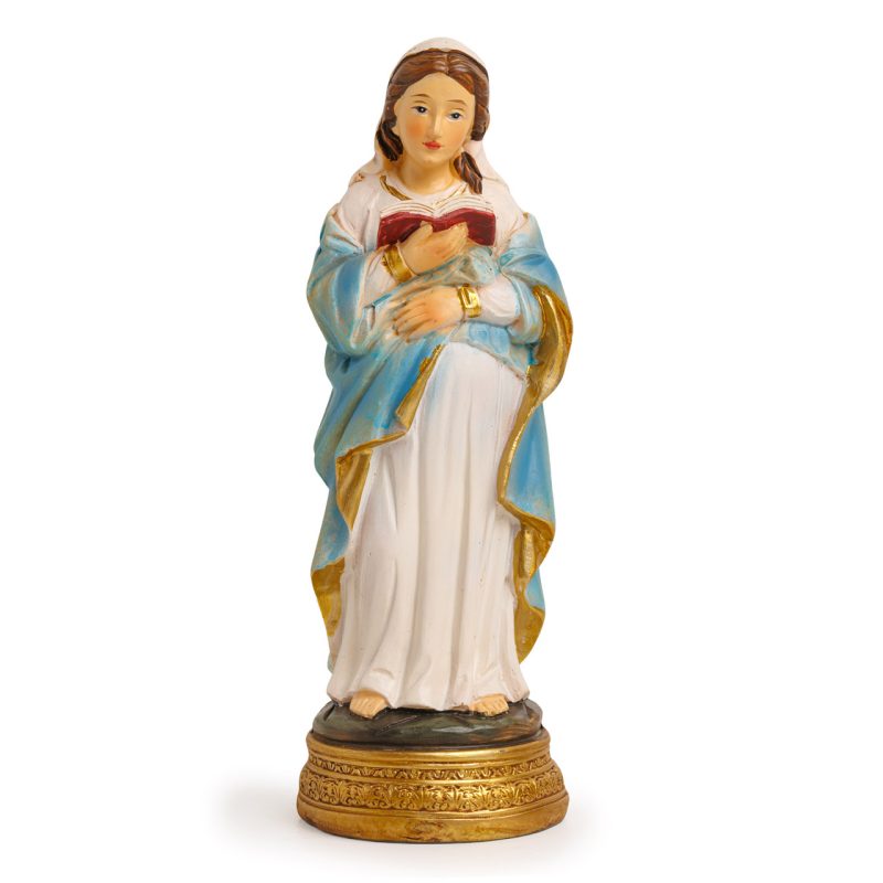 Statua della Madonna Incinta in resina