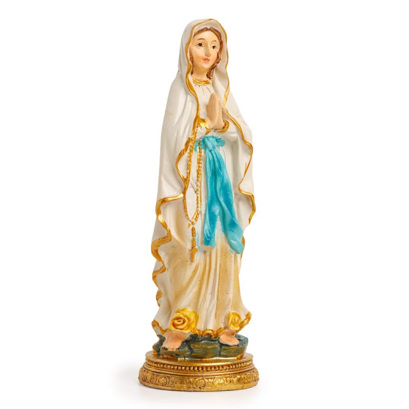 Statua della Madonna di Lourdes in resina