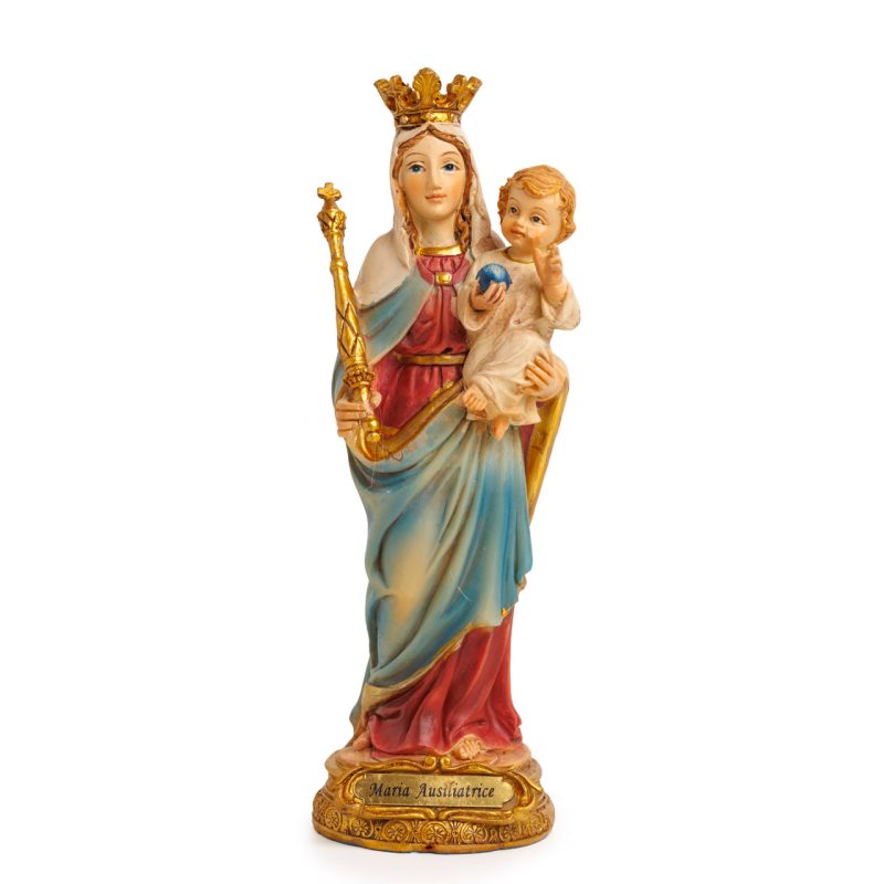 Statua della Madonna Ausiliatrice in resina
