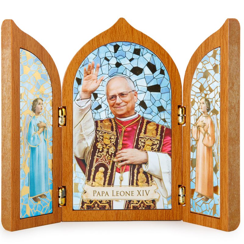 Trittico con Papa Leone XIV