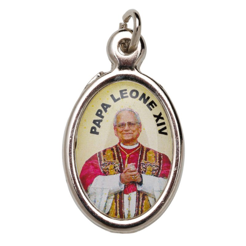 Medaglia di Papa Leone XIV in metallo