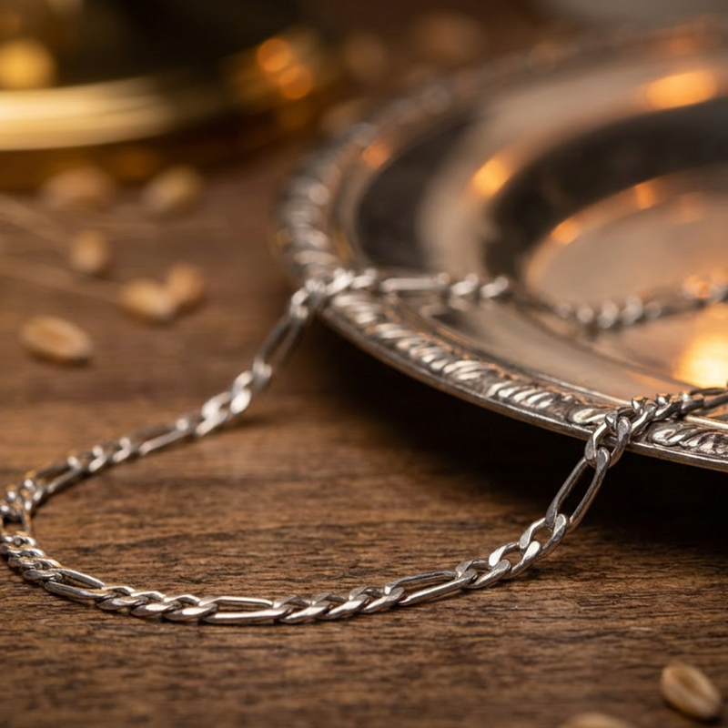 Catena Figaro in argento