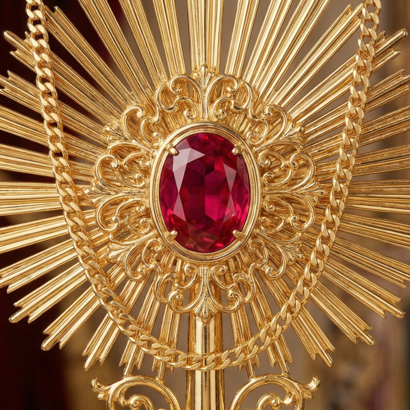 Catena Groumette in argento dorato