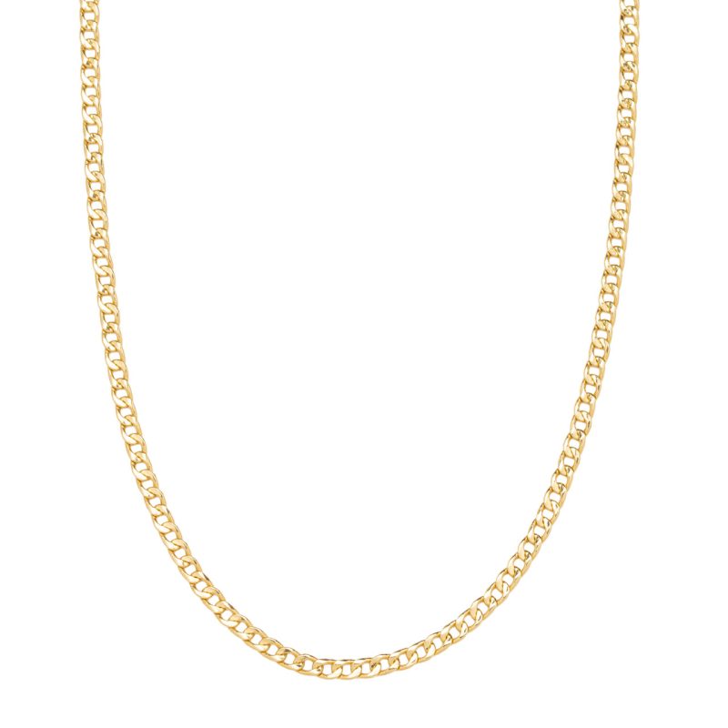 Catena Groumette in oro giallo 18 kt