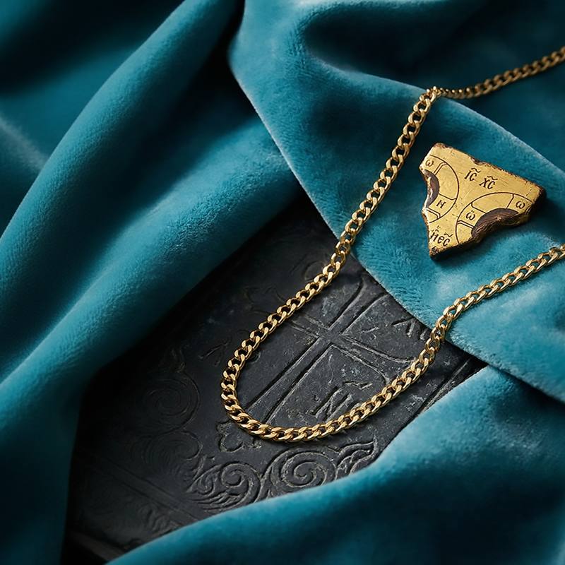Catena Groumette in oro giallo 18 kt.