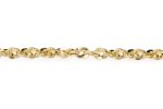 Catena Torchon (rope) diamantata in oro giallo 18 kt