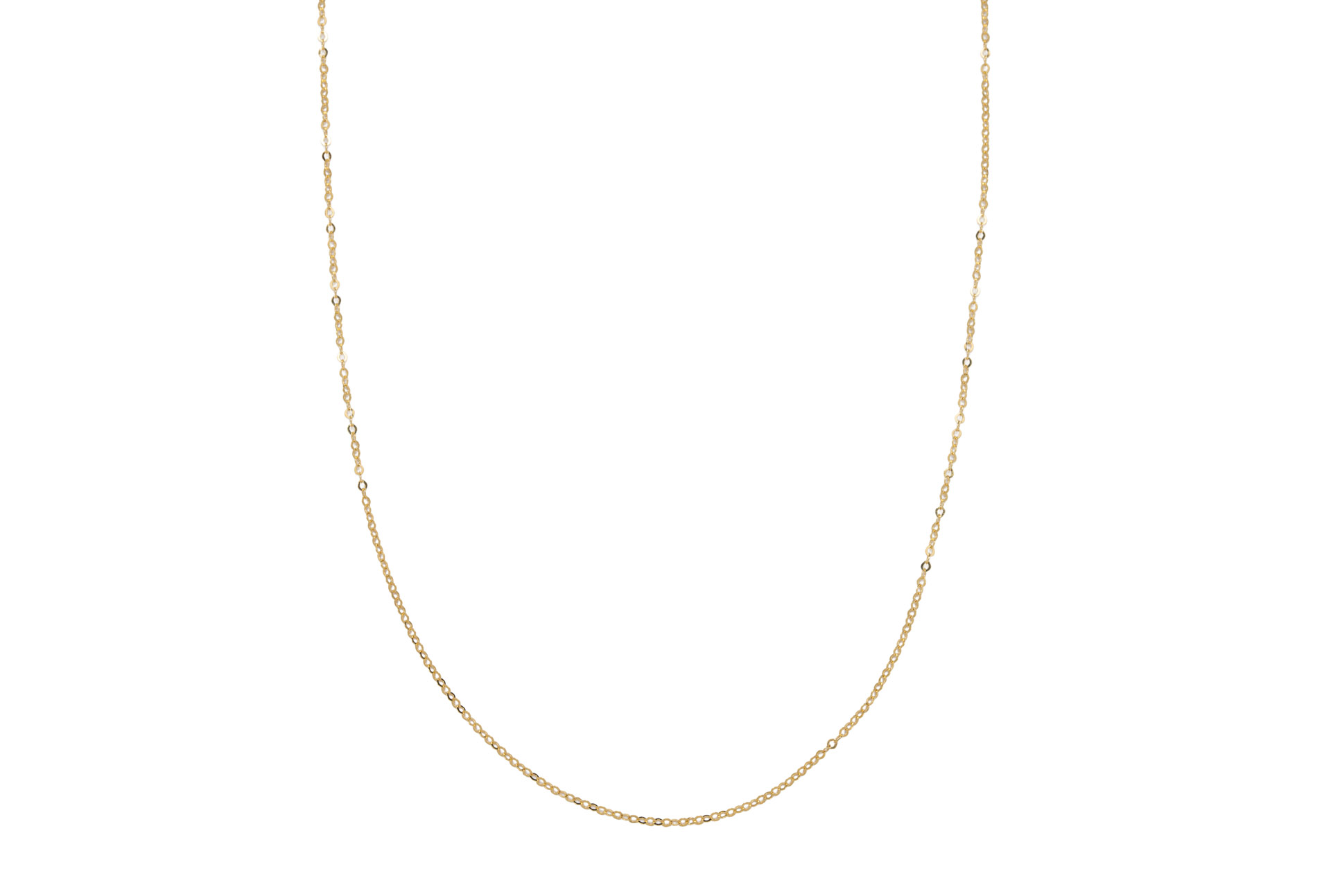 _MG_8850 Catena a maglia fine in oro giallo 18 kt