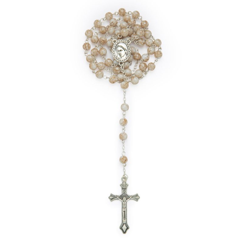 Rosario effetto marmo beige