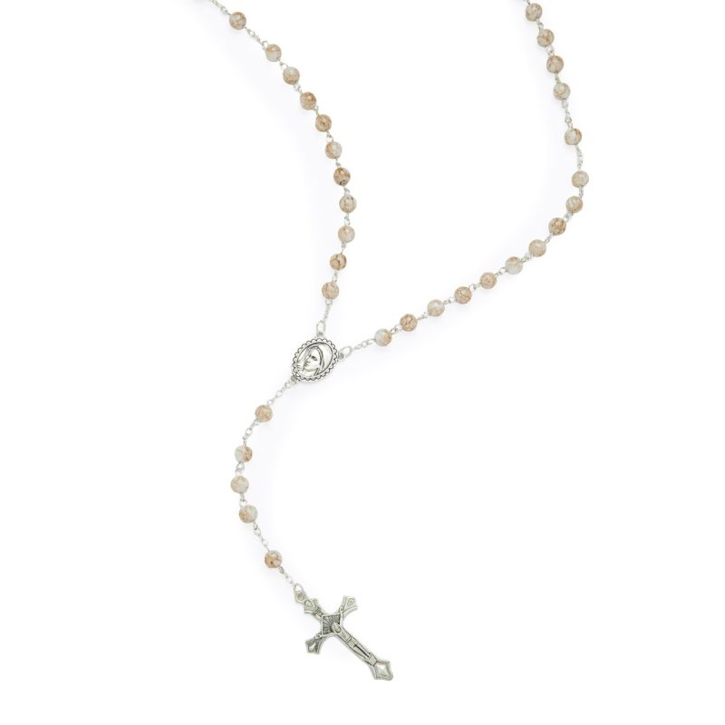Rosario effetto marmo beige