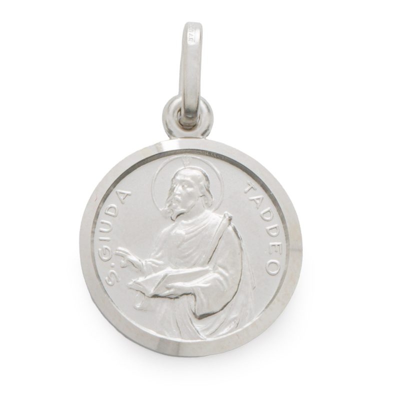 Medaglia di San Giuda Taddeo in argento 925