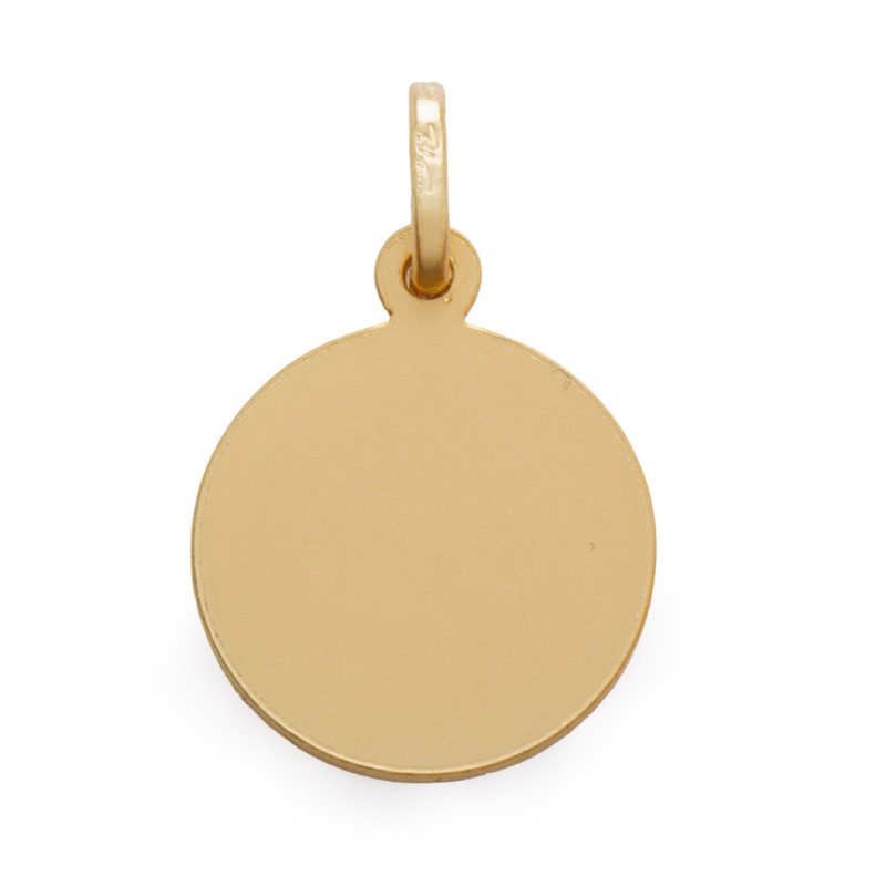 Medaglia di San Cristoforo in argento 925 dorato