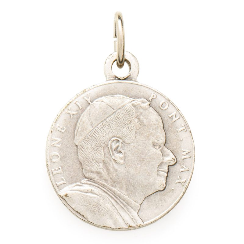 Medaglia di Papa Leone XIV in metallo