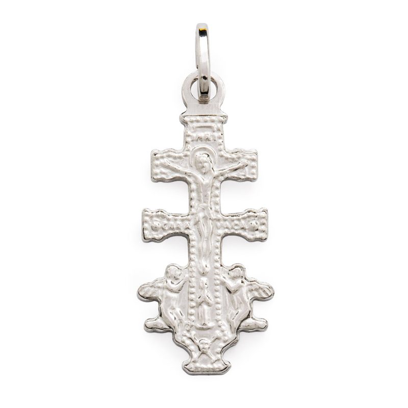 Croce di Caravaca in argento 925