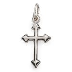 Croce trilobata in argento 925