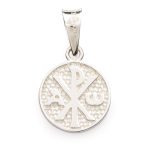 Medaglia con la Croce della Pace e Mater Ecclesiae in argento 925 e dettagli dorati