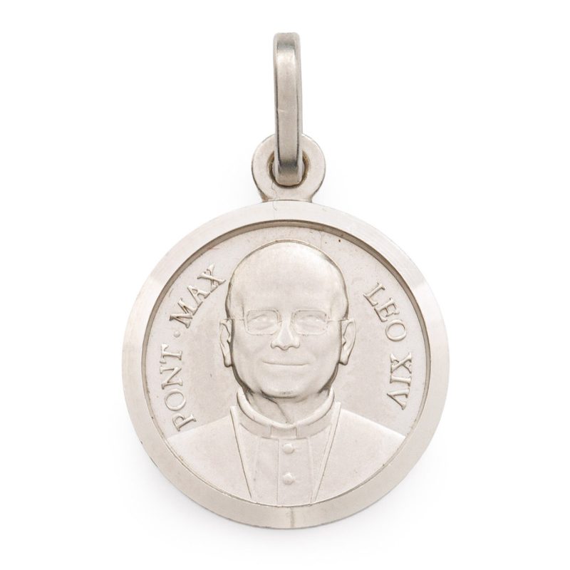 Medaglia di Papa Leone XIV in argento 925