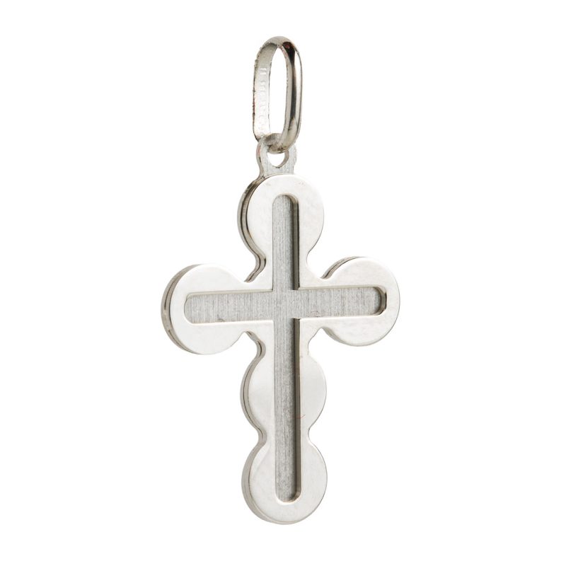 Croce di Caravaca in argento 925 dorato