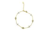 Bracciale Starlight in argento 925 dorato e zirconi