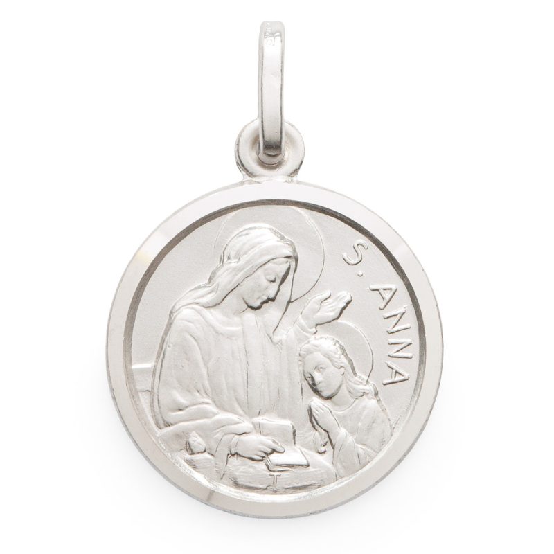 Medaglia di Sant’Anna in argento 925