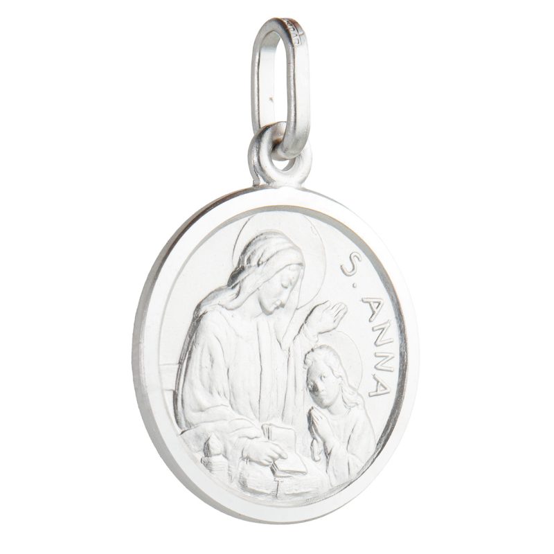 Medaglia di Sant’Anna in argento 925
