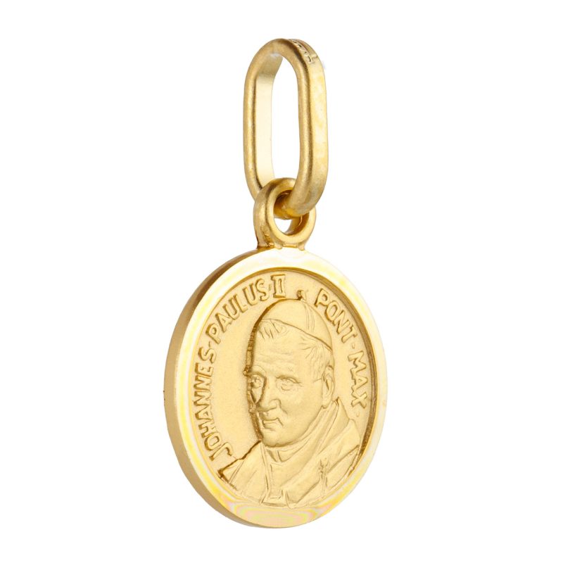 Medaglia di San Giovanni Paolo II in argento 925