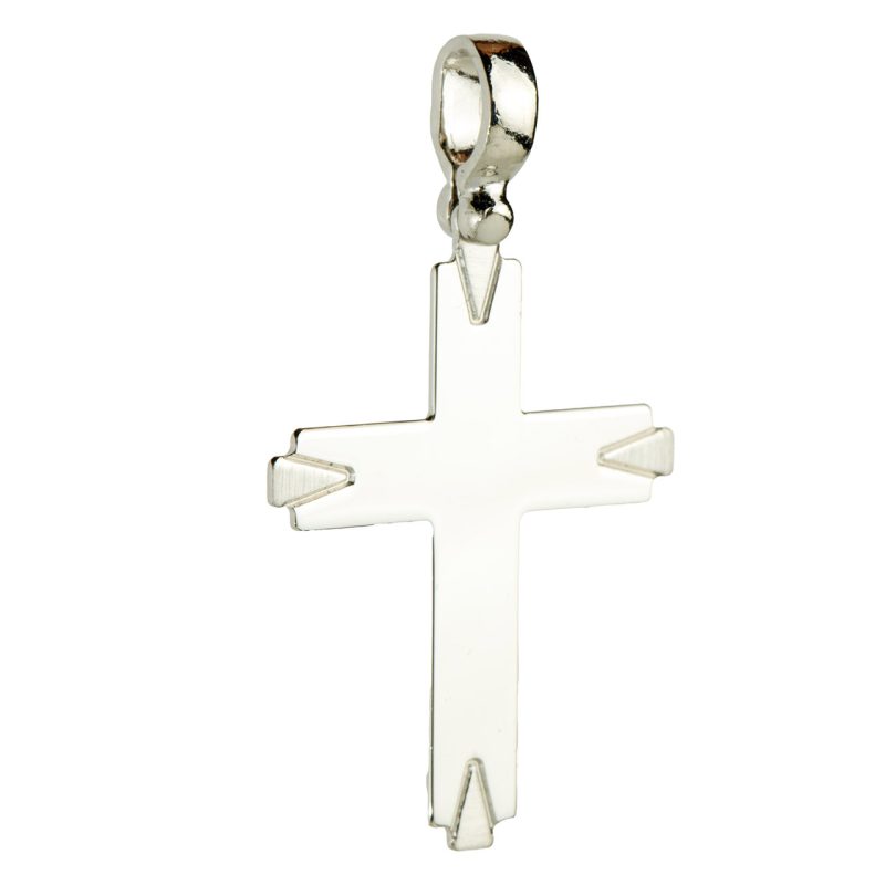 Croce stilizzata in argento 925