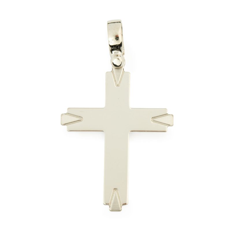 Croce stilizzata in argento 925