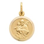 Medaglia San Giuseppe in oro 18 kt