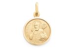 Medaglia San Nicola in oro 18 kt