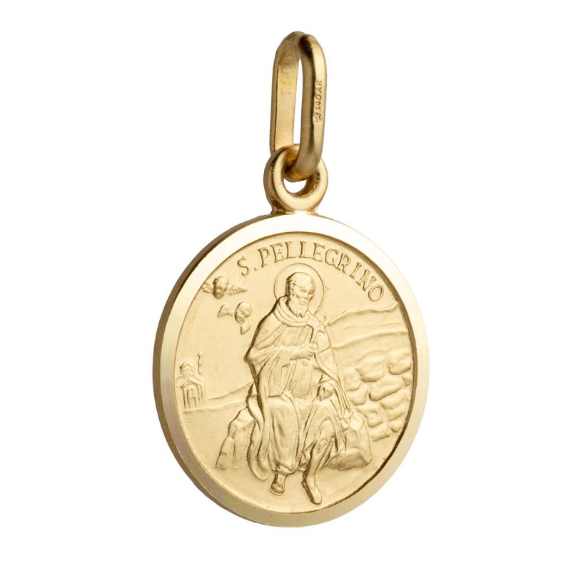 Medaglia San Pellegrino in oro 18 kt