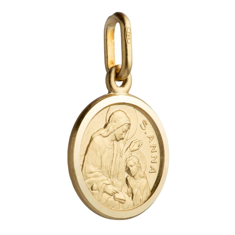 Medaglia Sant'Anna in oro 18 kt