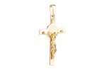 Croce San Benedetto in oro 18 kt giallo